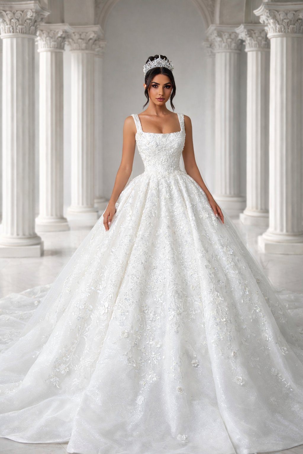 Designer bridal gown by Elvigo Bridal Couture