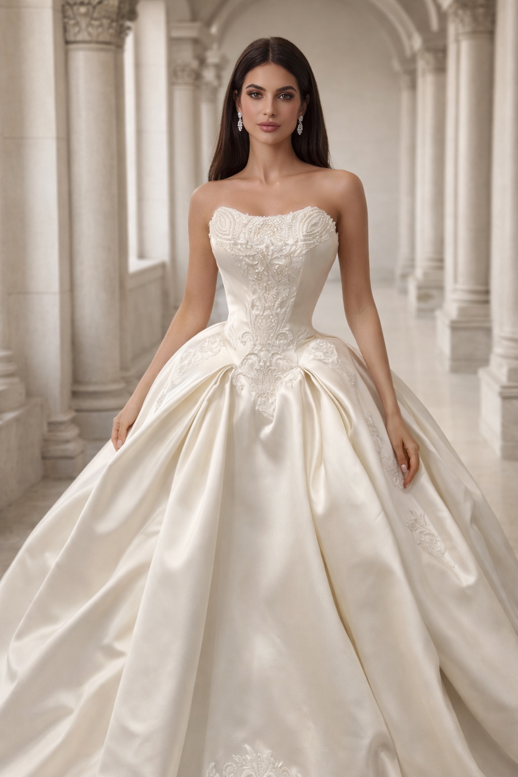 Designer bridal gown by Elvigo Bridal Couture